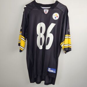 VTG 90's NFL Pittsburgh Steelers #86 Hines Ward  Reebok Jersey XL Super Bowl
